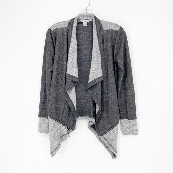 Peyton Jensen Gray Cardigan Size Small - Picture 1 of 6